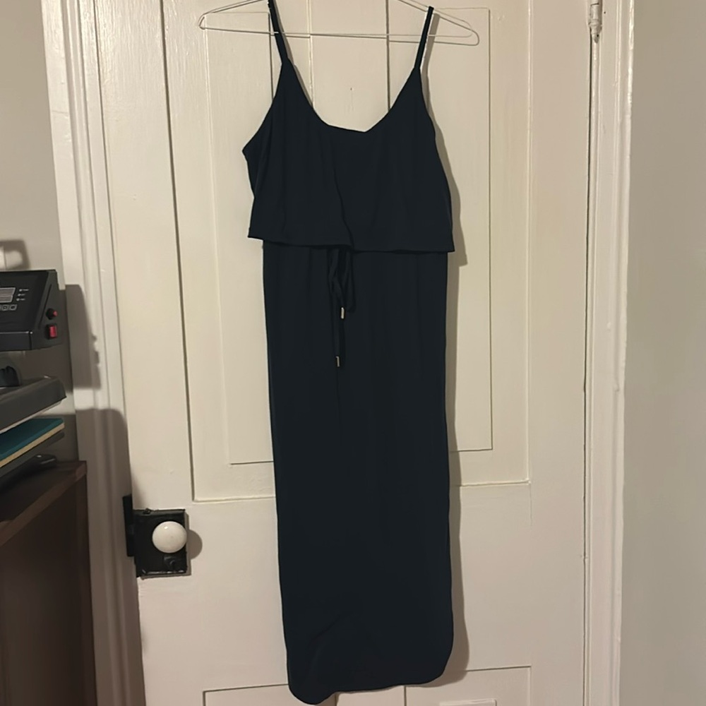 Cupshe navy drawstring dress